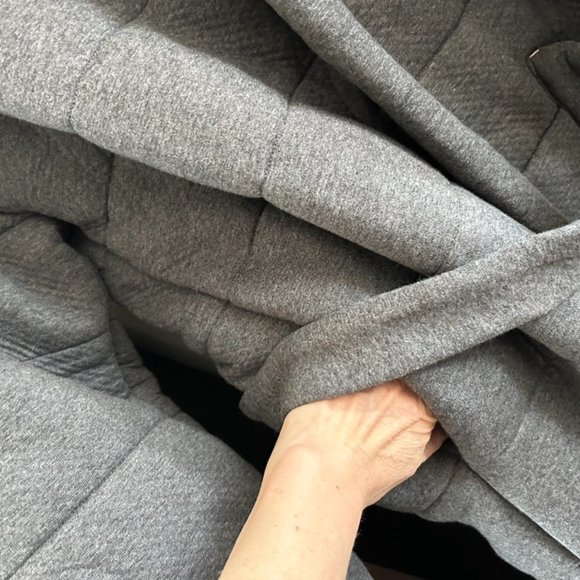 Lunya Restore Double Faced House Coat, Mercurial Grey - Picture 10 of 13